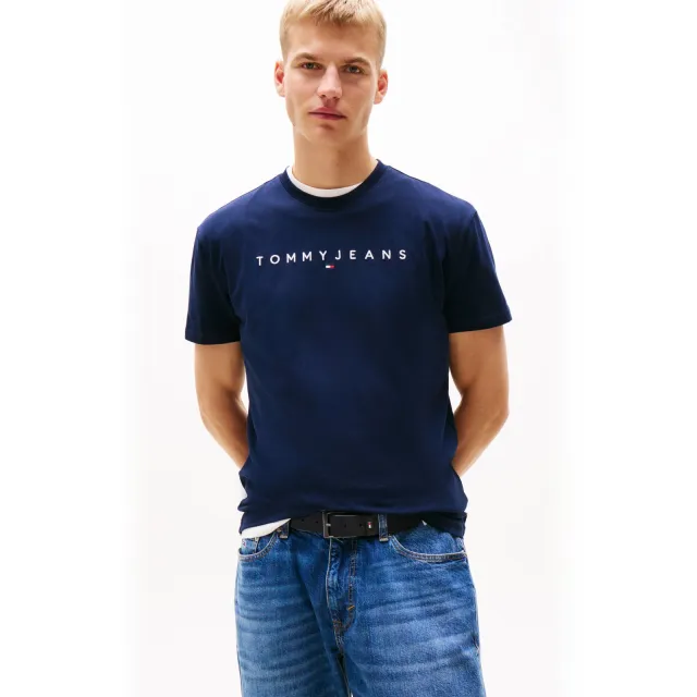 Tommy Jeans regular T-shirt donkerblauw, foto 2