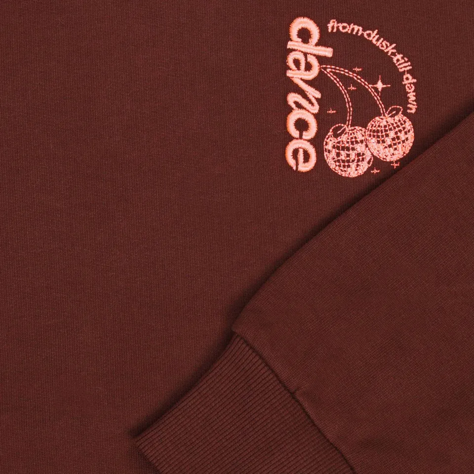 Tumble 'n Dry sweater met borduursels en backprint - donkerbruin, foto 5