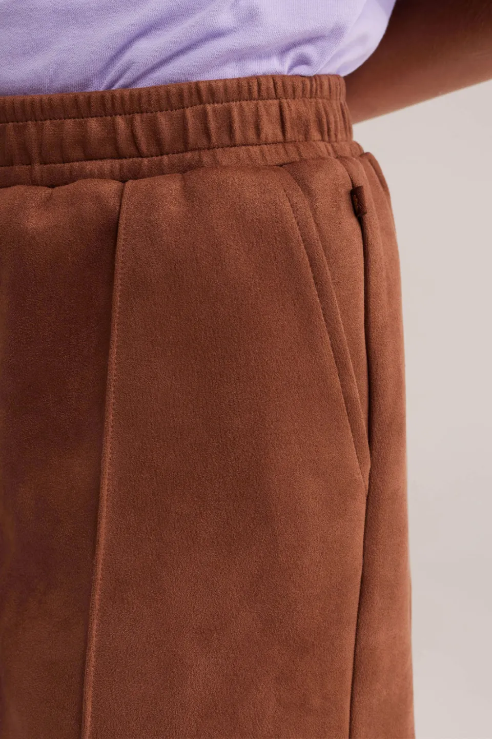 WE Fashion korte broek bruin, foto 6