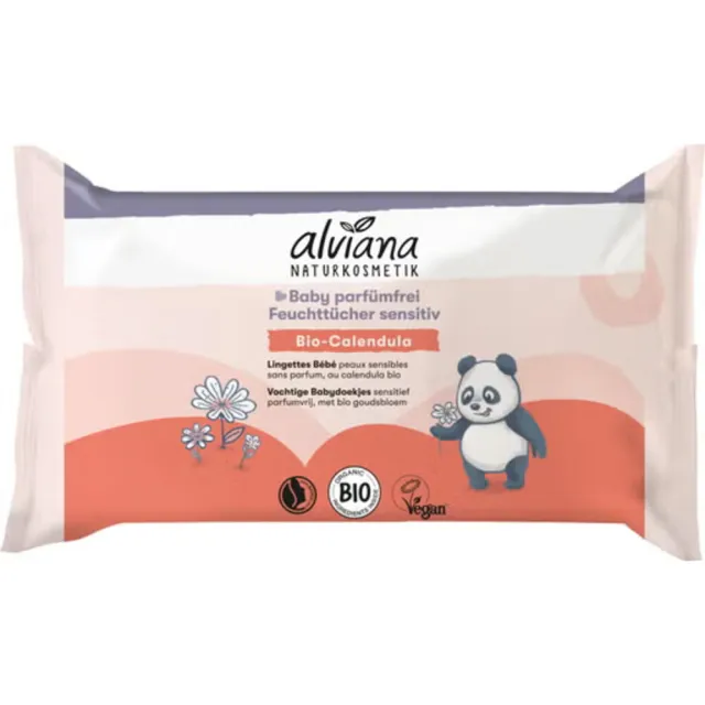 Alviana Baby Calendula Vochtige Doekjes 48 stuks