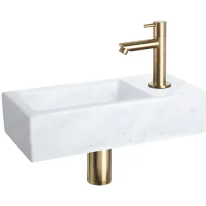 Differnz Helios fonteinset wit marmer