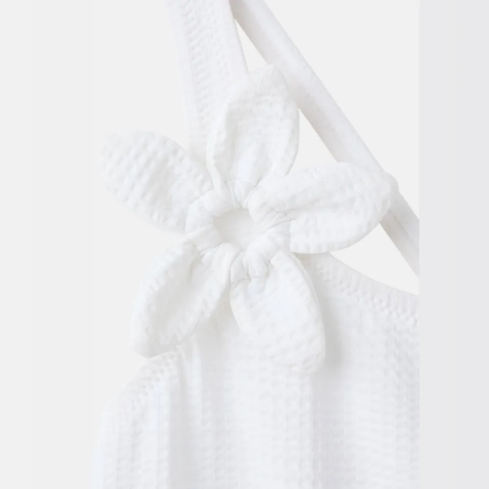 Mango Kids one shoulder badpak wit, foto 7