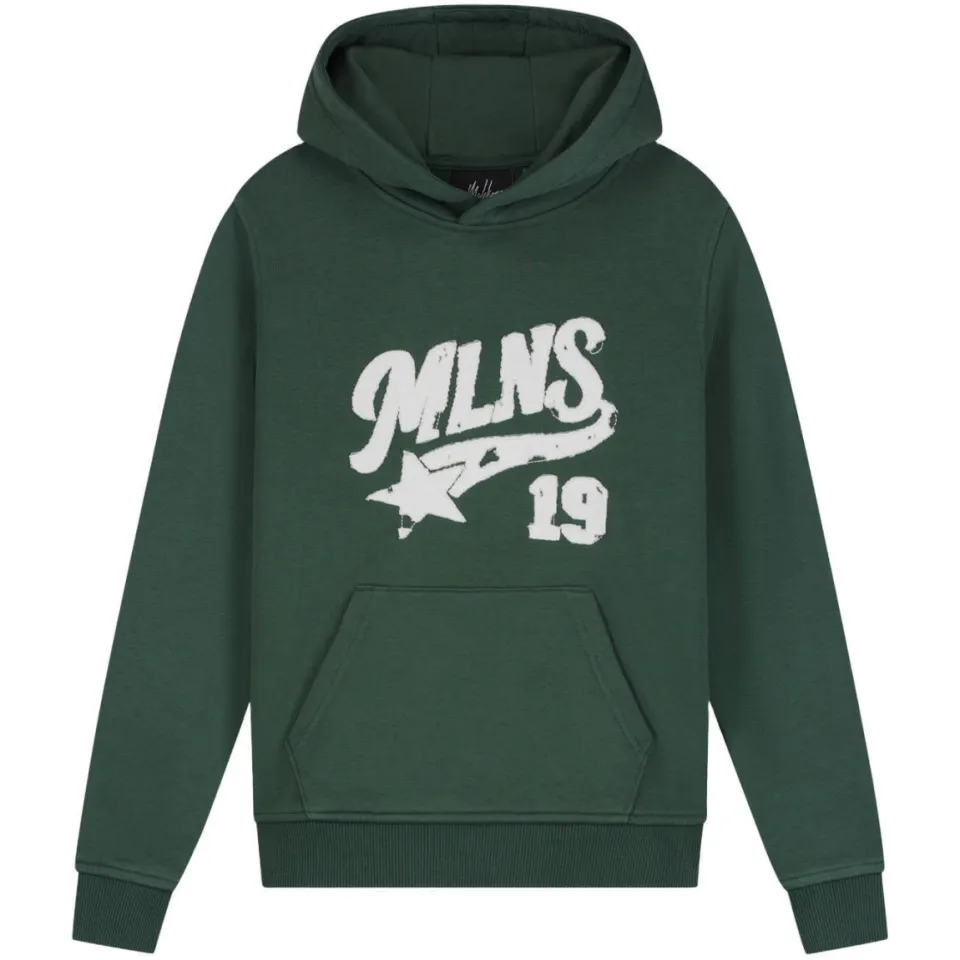 Malelions hoodie met print - groen, foto 2