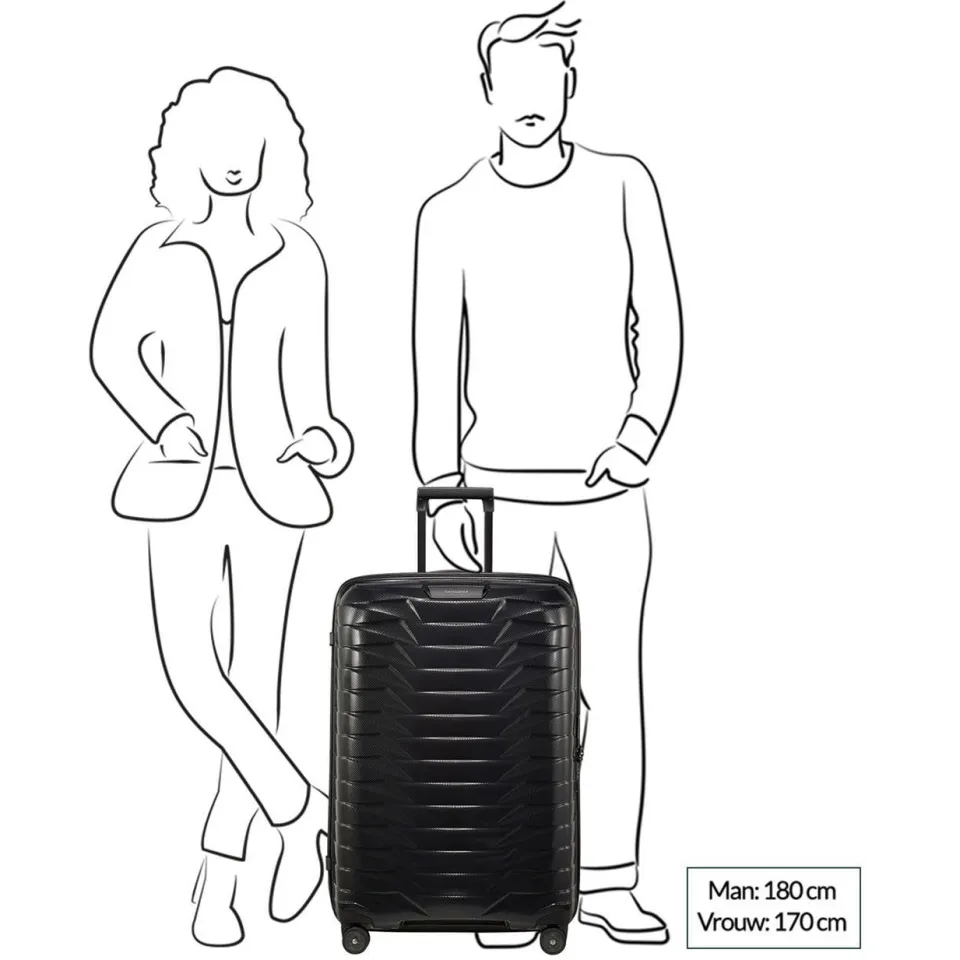 Samsonite trolley Proxis 75 cm. antraciet, foto 4