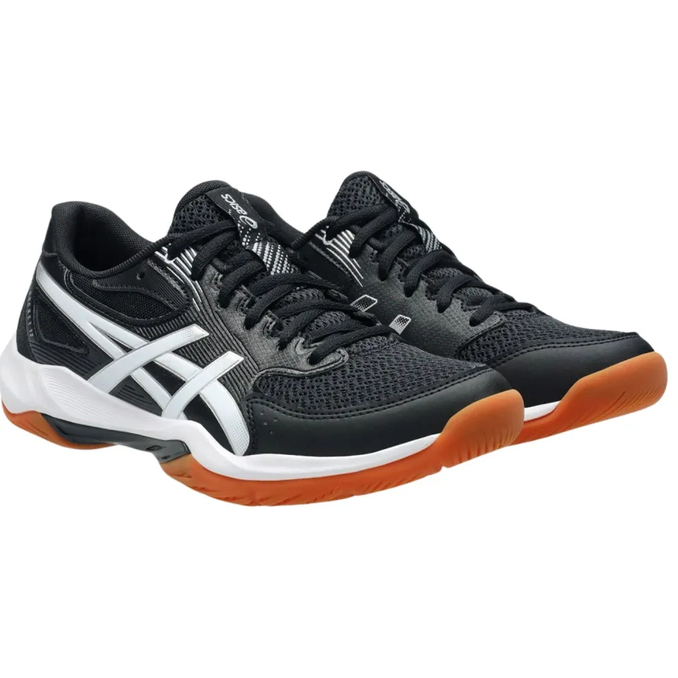 Asics Gel-Rocket 12 mesh sportschoenen - zwart/wit, foto 2