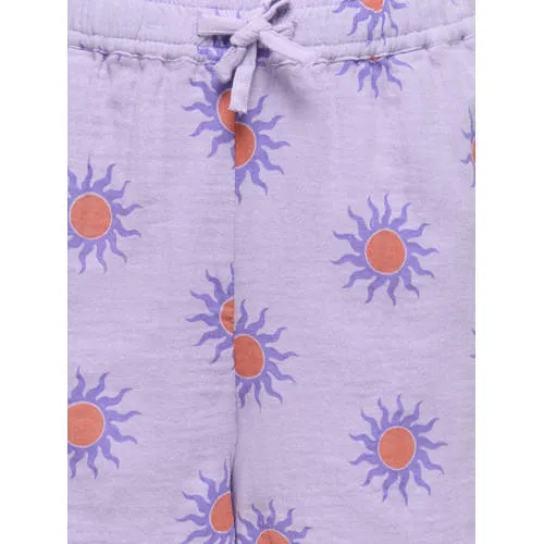 Only regular casual korte broek lila, foto 3