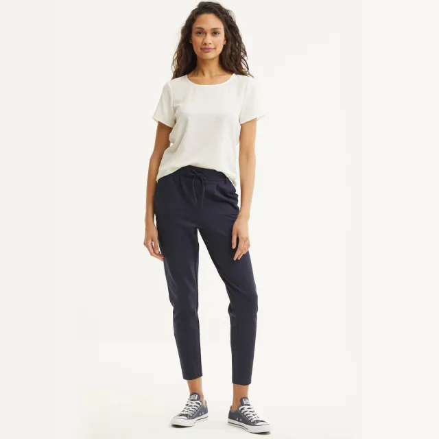 Only ONLPOPTRASH broek donkerblauw Night Sky