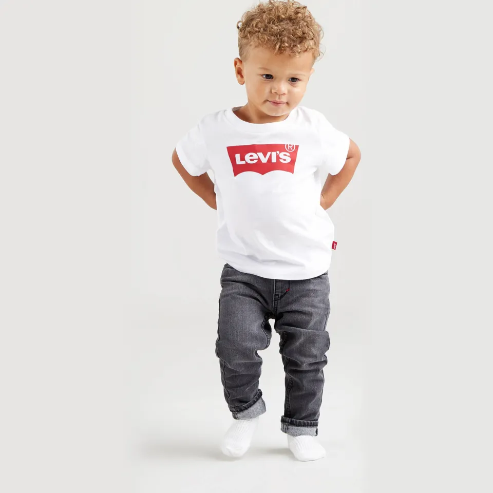 Levi's Kids batwing t-shirt wit/rood