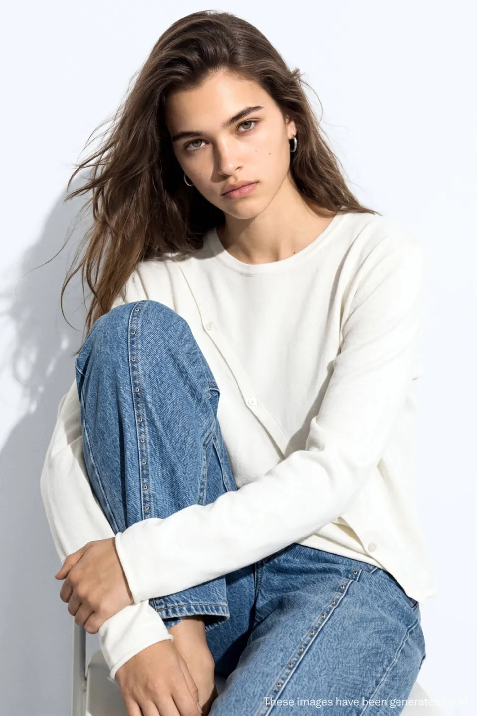Mango TEEN gebreide trui - ecru, foto 4