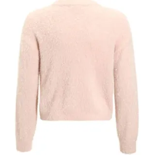 Coolcat gebreide trui Fleur roze / zilver, foto 3