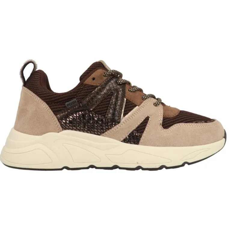 Poelman Carocel lage sneakers bruin