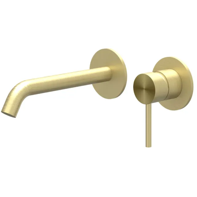 IVY Concord inbouw wastafelmengkraan mat goud PVD Geborsteld RVS316 Mat Goud PVD