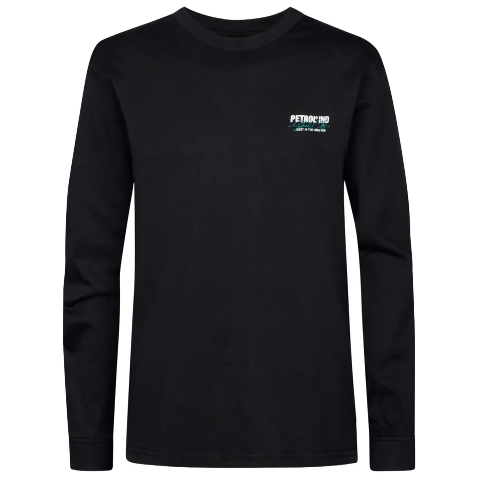 Petrol Industries longsleeve met backprint zwart, foto 2