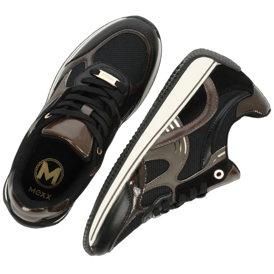 Mexx Tansa Summer sneakers - zwart/bruin, foto 7