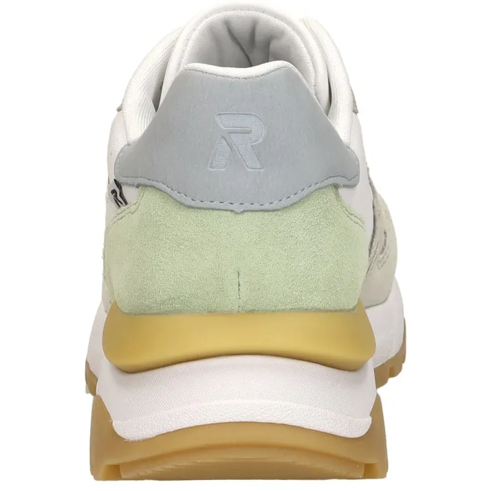 Rieker W250081 lage sneaker wit, foto 4