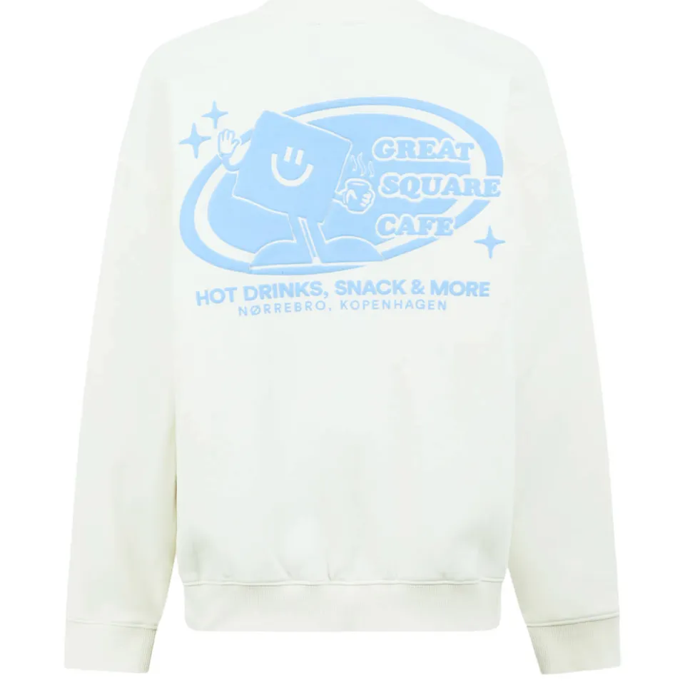Shoeby sweater met backprint - ecru, foto 4