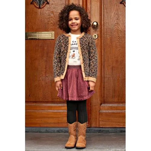 Jubel rok met glitters roze/rood, foto 4