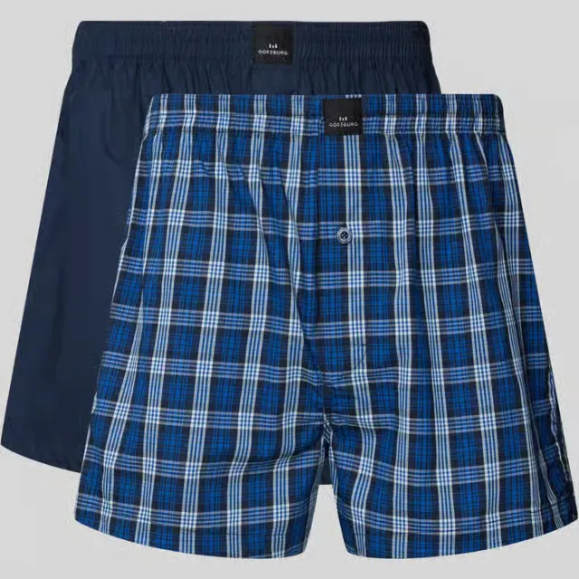 Götzburg 1889 wijde boxershort set van 2 marineblauw, foto 2