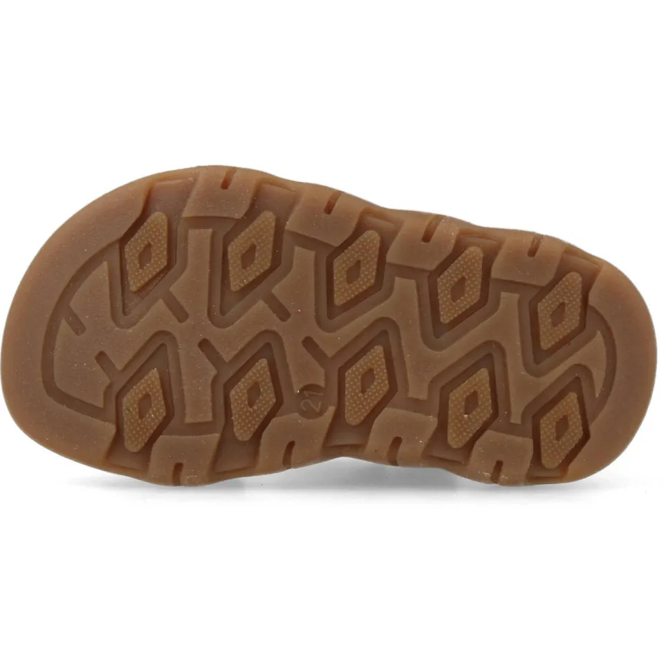 Develab leren sandalen cognac, foto 2