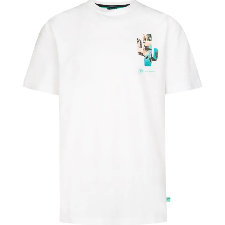 Petrol Industries t-shirt met print wit, foto 2