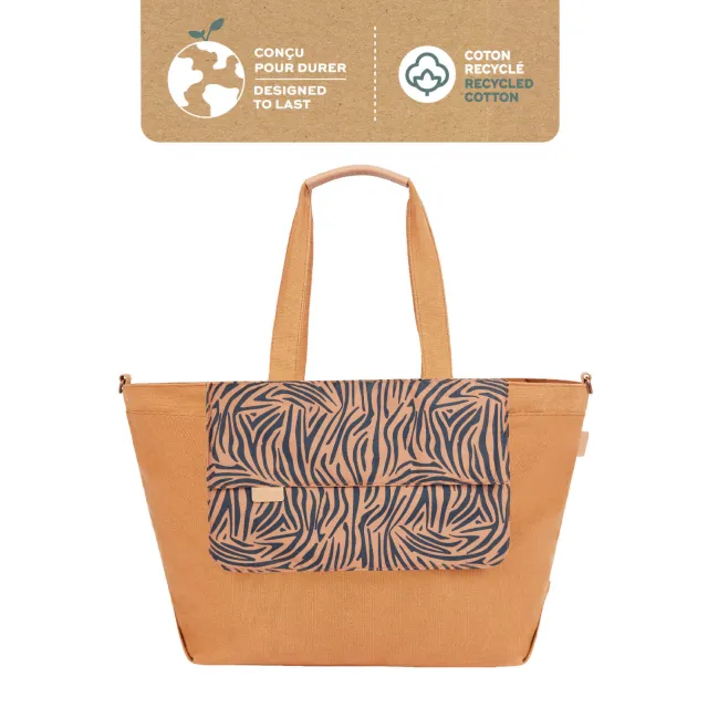 Babymoov Tote Bag luiertas bruin zebra, foto 2
