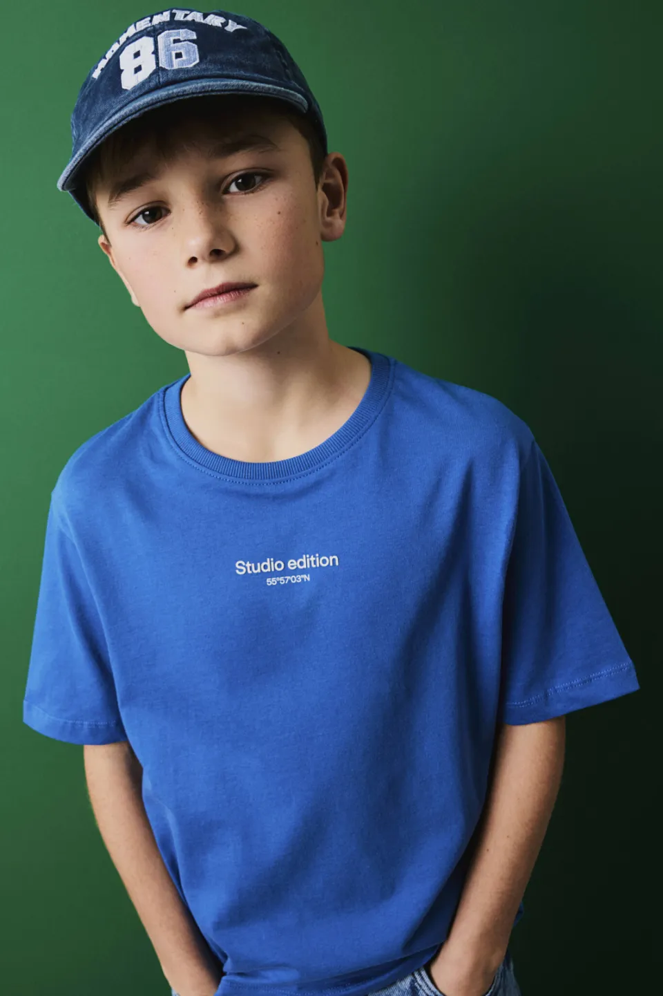 NAME IT t-shirt blauw met tekstopdruk, foto 5