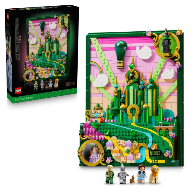 Lego Emerald City muurkunst 75685