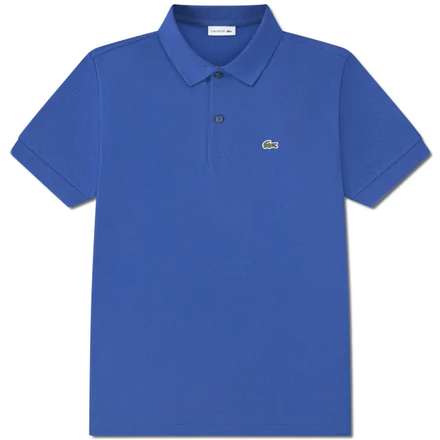 Lacoste pique polo kobaltblauw
