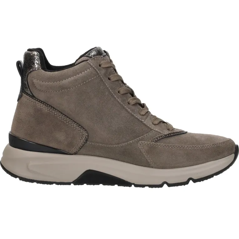 Gabor Rollingsoft veterboots taupe