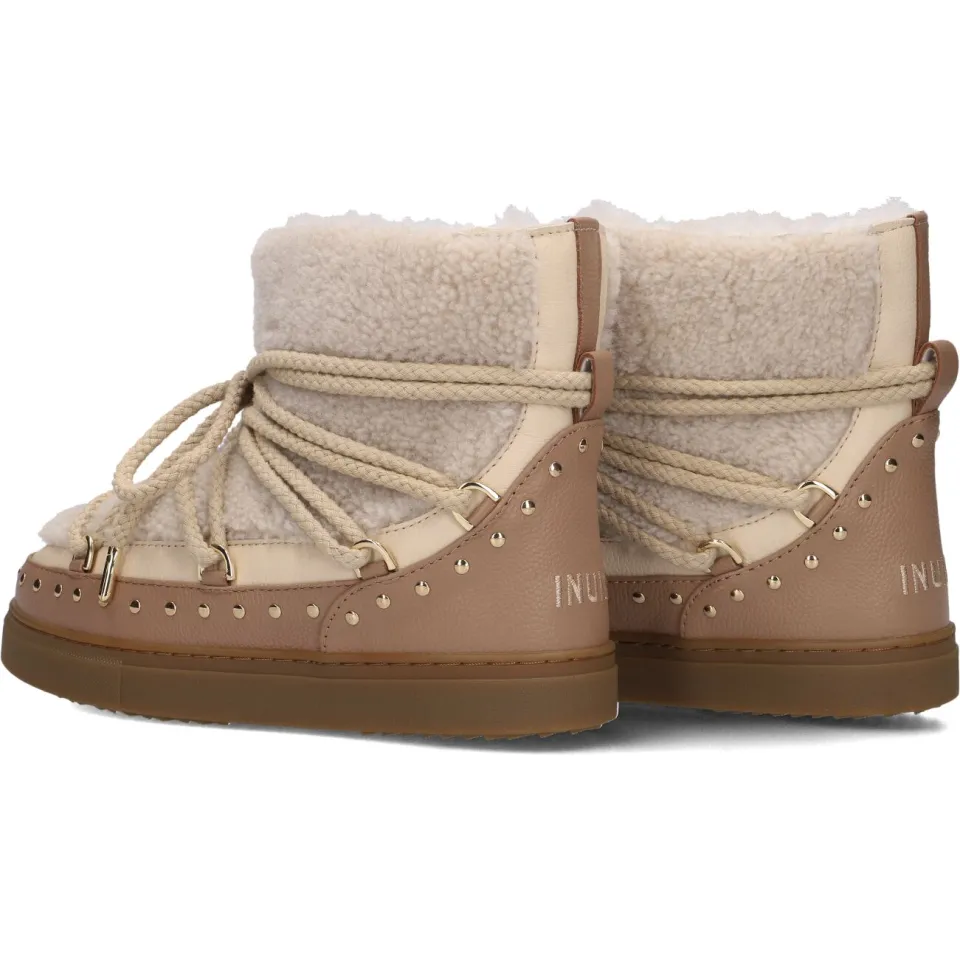 Inuikii Dames Laarzen Curly Rock - Beige, foto 6