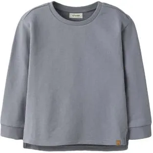 Lil' Atelier MINI sweater blauw Jongens Katoen Ronde hals Effen