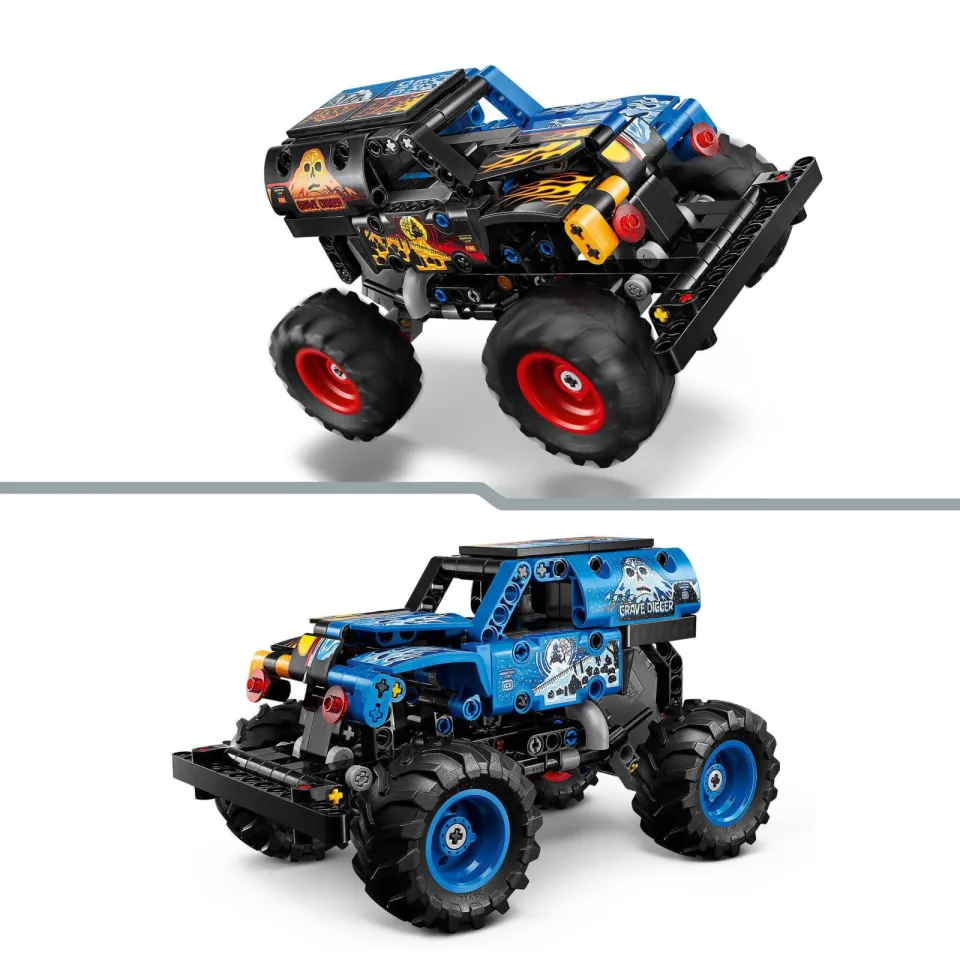 Lego Technic Monster Jam™ Grave Digger™ vuur en ijs 42219, foto 5