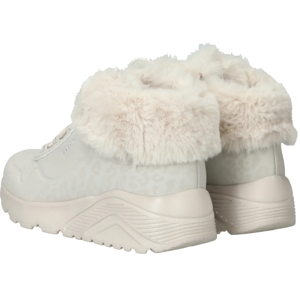 Skechers Uno Lite hoge sneakers beige, foto 4