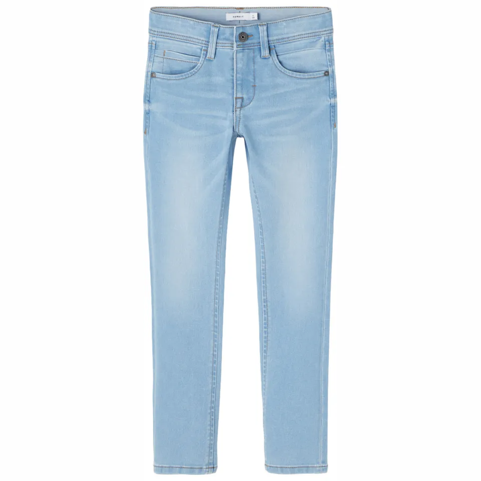 NAME IT KIDS slim fit jeans NKMSILAS light denim, foto 2