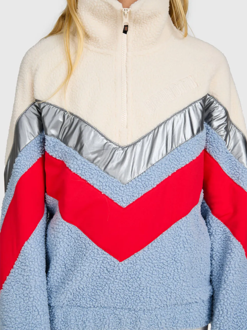 Brunotti Sandy fleece sweater - lichtblauw, foto 6