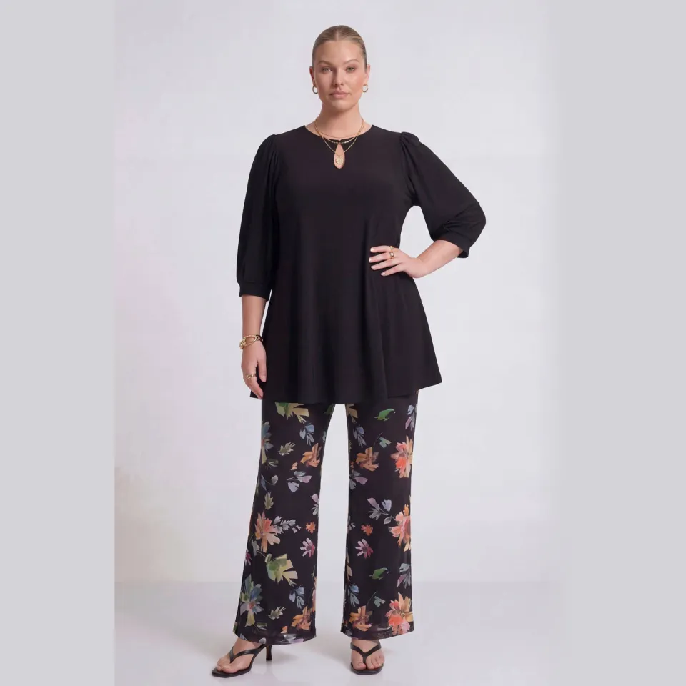 Yoek Printemps broek multi