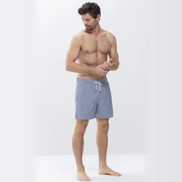 Mey zwemshorts yacht blue gestreept