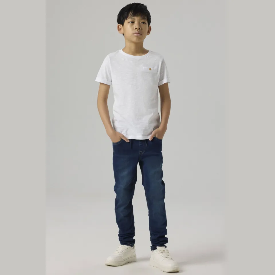 NAME IT KIDS slim fit jeans NKMRYAN JOGGER denim blue, foto 4