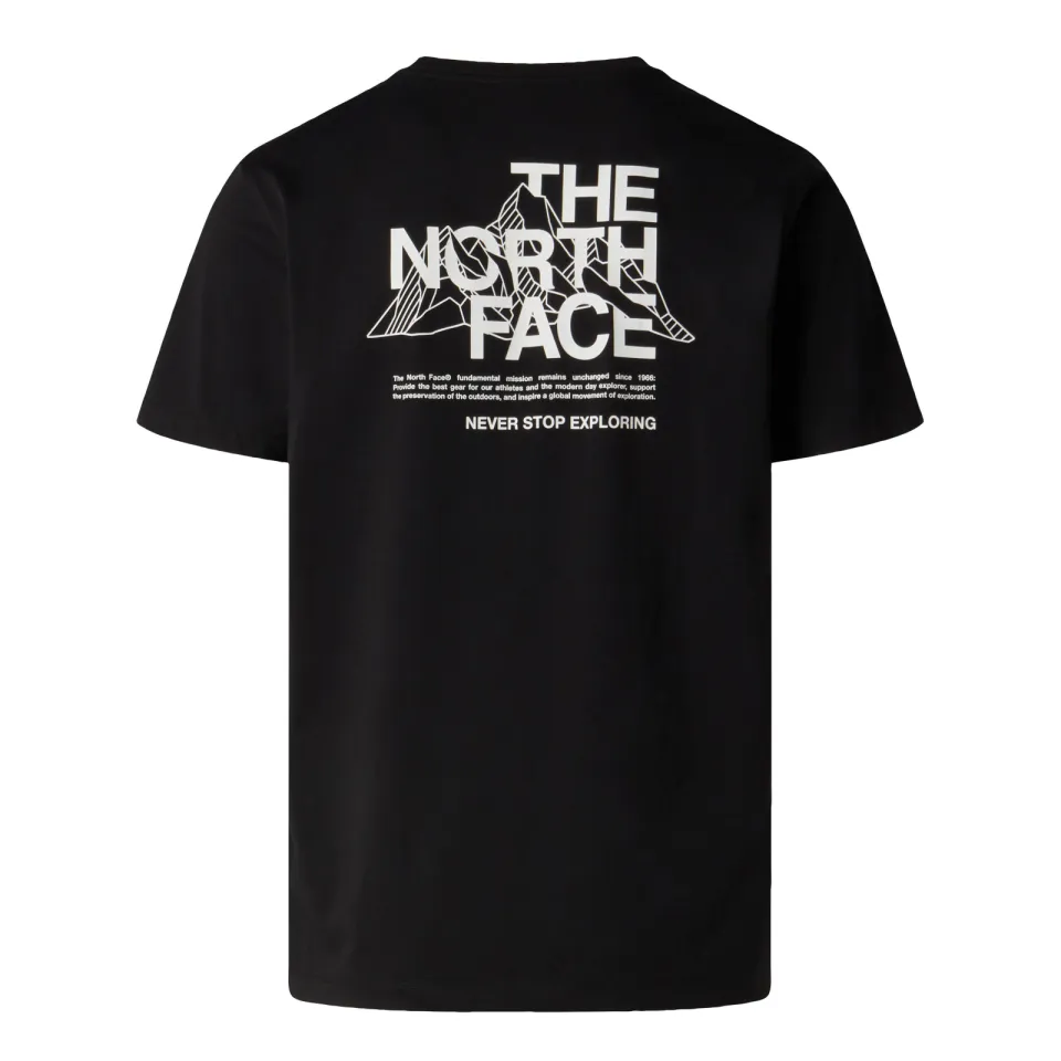 The North Face Mountain Sketch t-shirt zwart, foto 3