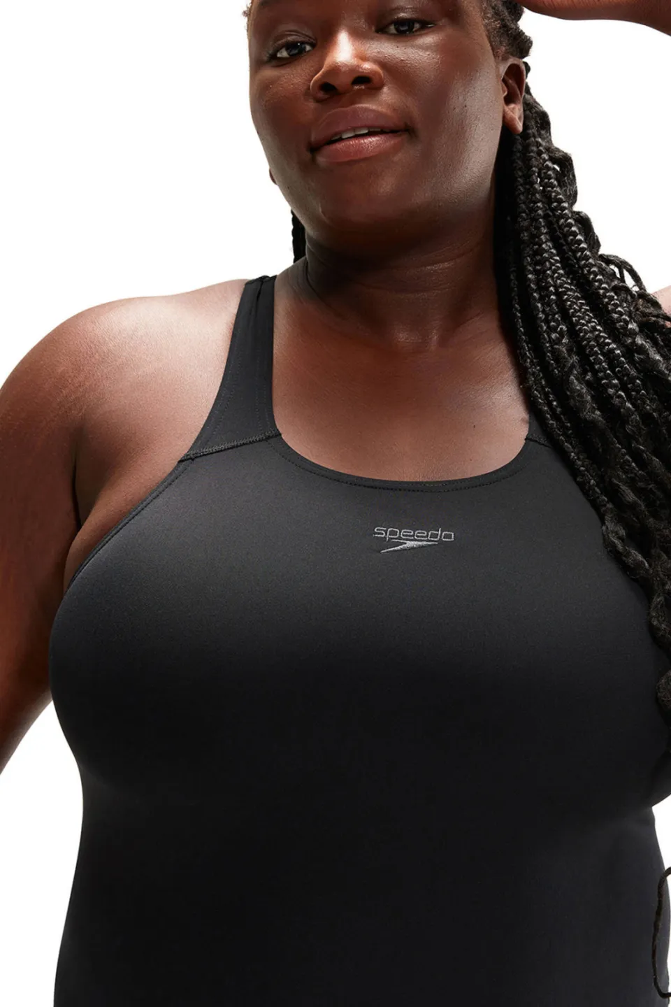 Speedo Endurance+ Medalist plussize badpak zwart, foto 8