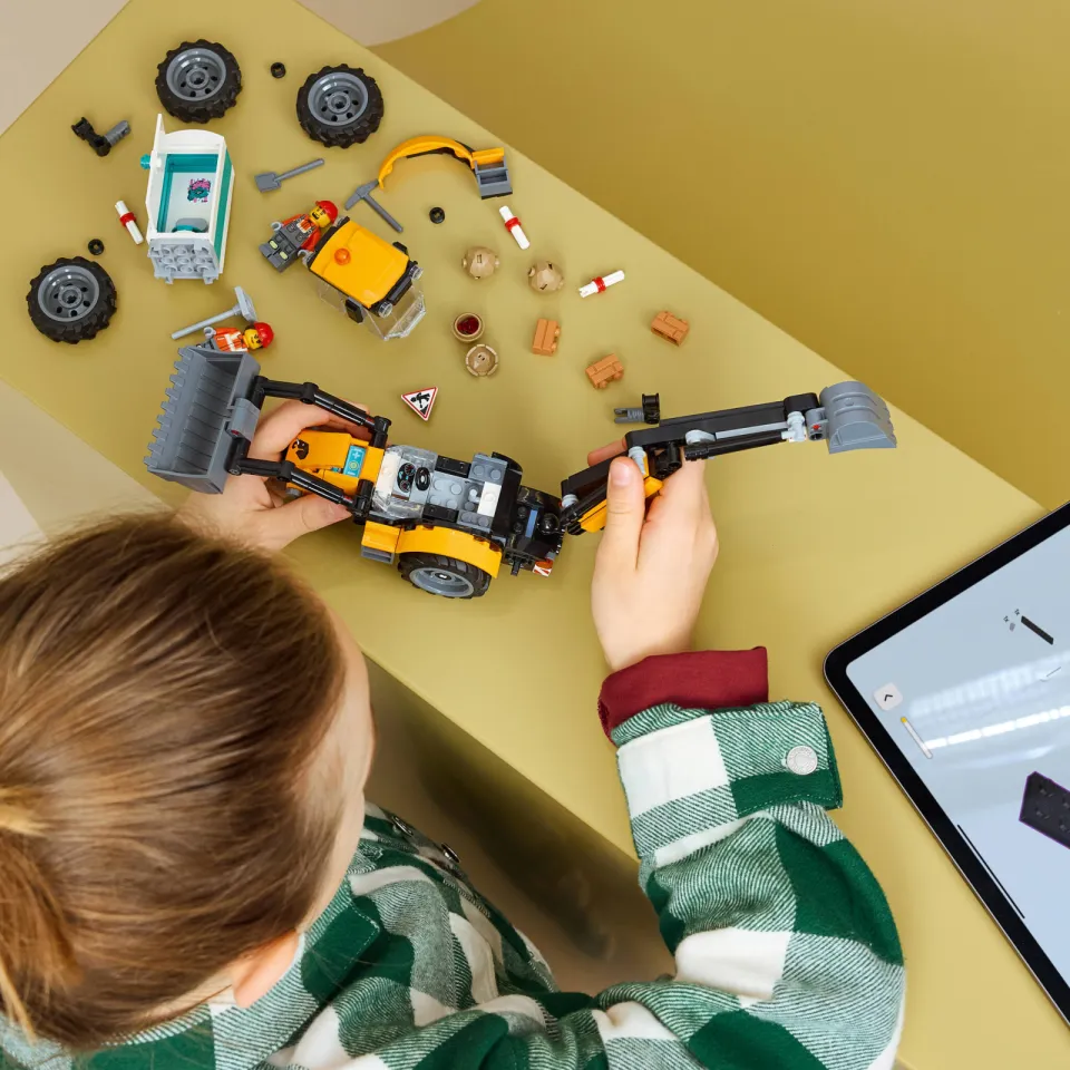 Lego City Gele graaflaadmachine 60480, foto 4