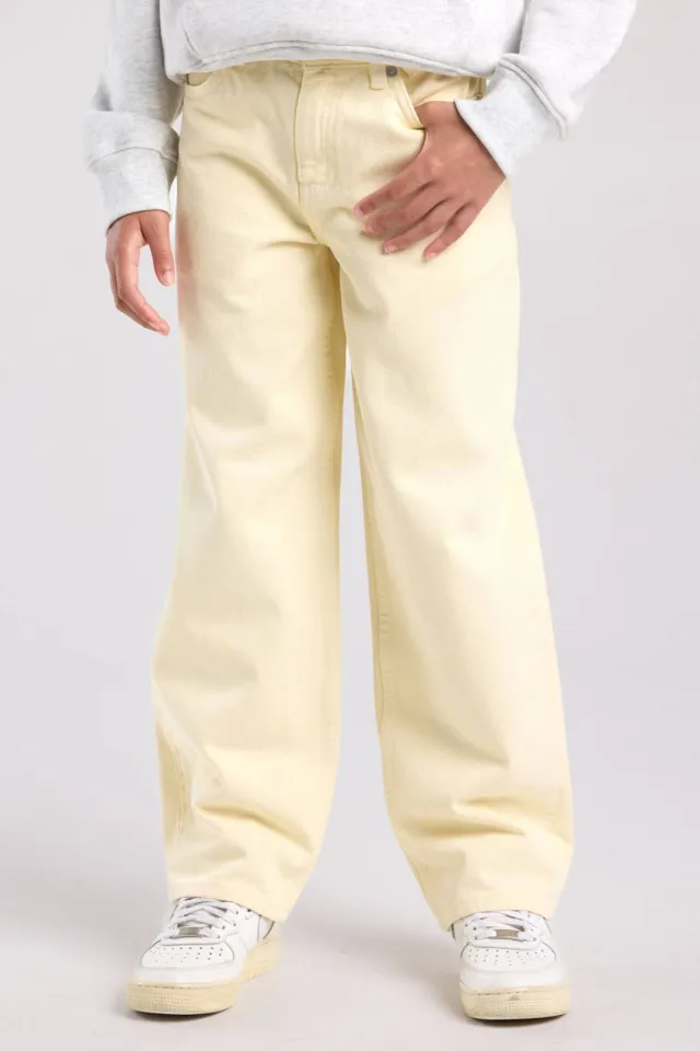 America Today loose fit jeans - lichtgeel, foto 5