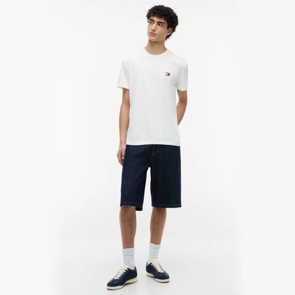 Tommy Jeans regular T-shirt ecru, foto 3