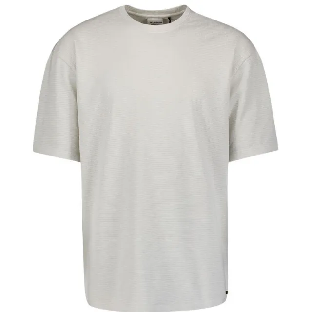 No Excess T-shirt Korte Mouw No Excess No-Excess Knitted T-Shirt Kit Grijs