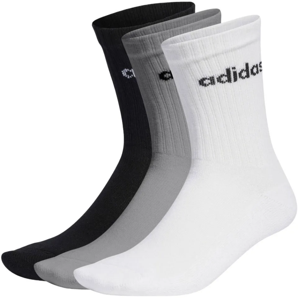 Adidas sportsokken zwart grijs wit, foto 2