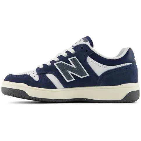 New Balance 480 suède sneakers zwart/wit, foto 5