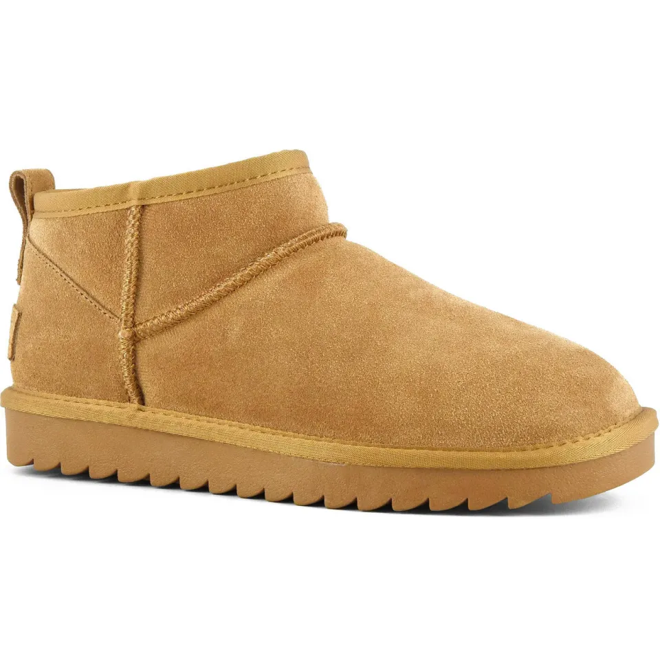 Colors of California suède enkelboots beige, foto 6