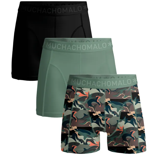 Muchachomalo Heren 3-pack Boxershorts Veelkleurig
