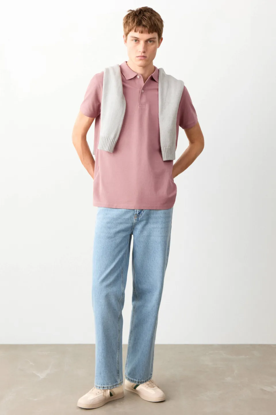 Mango TEEN polo roze, foto 3