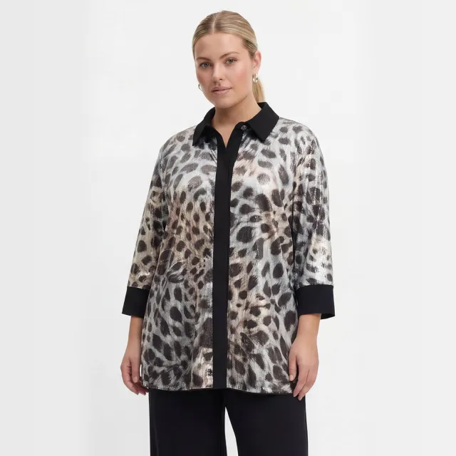 Yoek Blouse Lara zwart